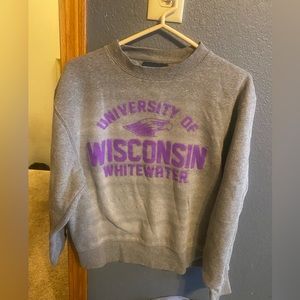 University of Whitewater crew neck